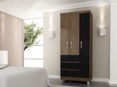 GUARDA ROUPA 2003 3 PORTAS 3 GAVETAS ARAMÓVEIS